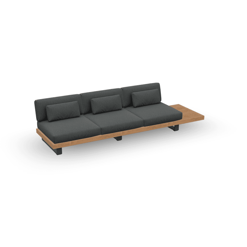 Sofa 3 seat - single side table – Jati-Kebon