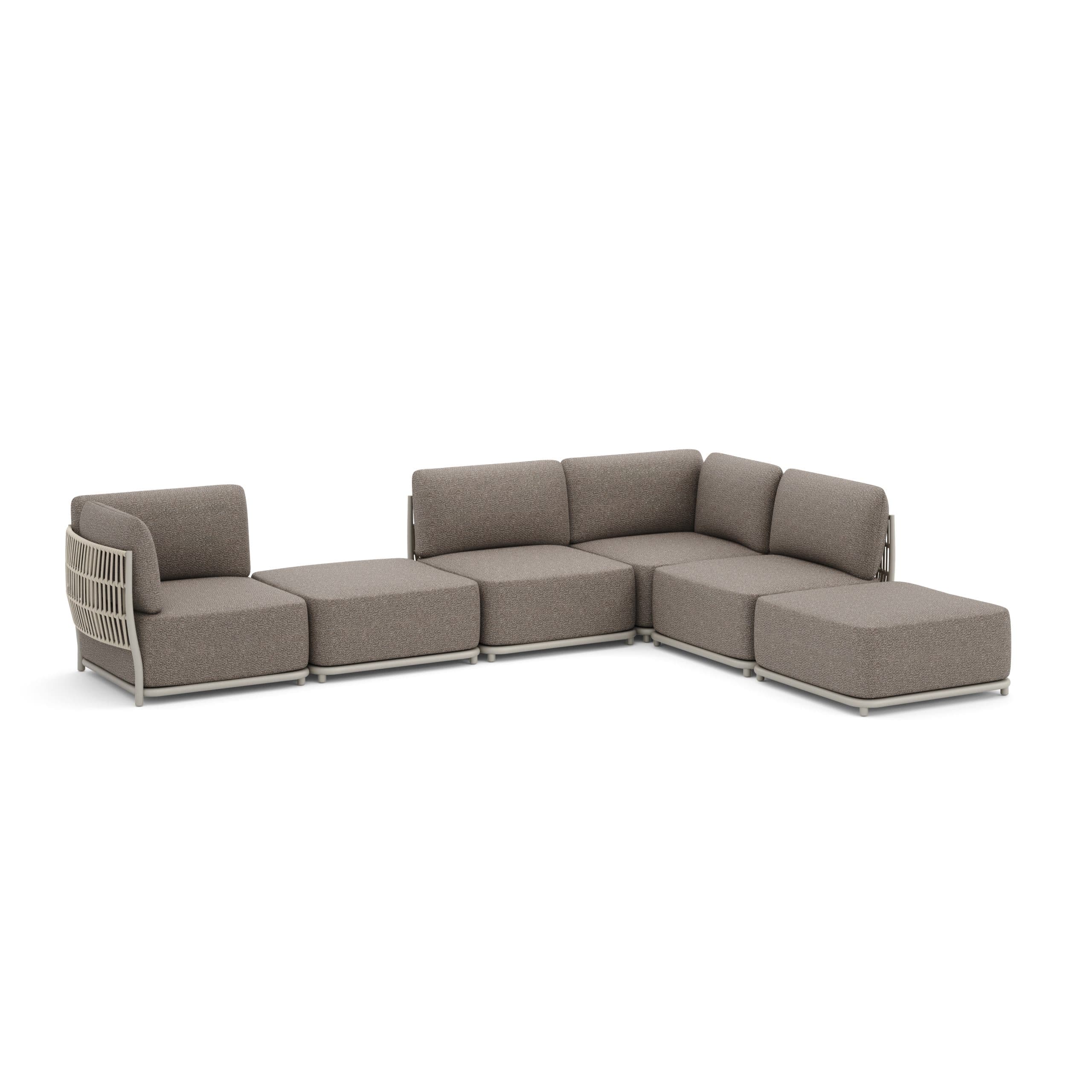 Sofa 5Seat with Ottoman – Jati-Kebon